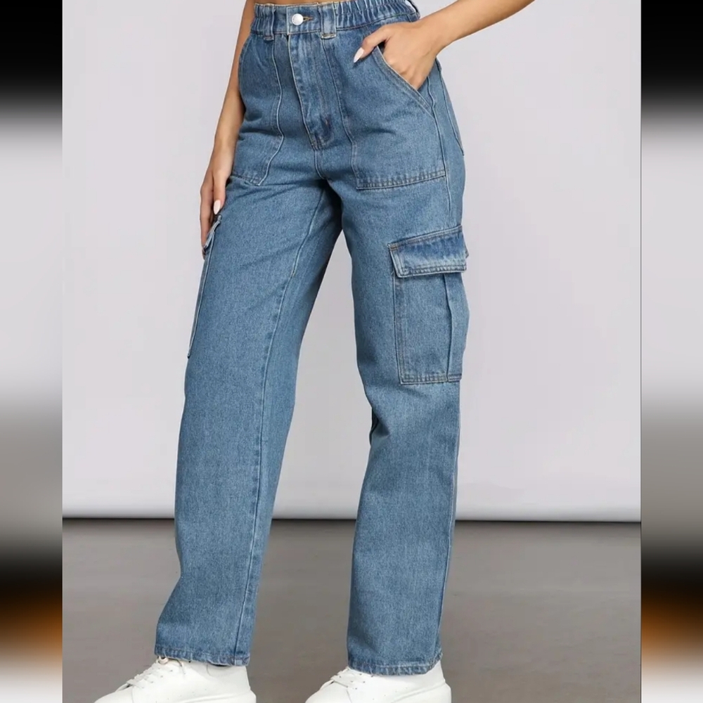 Women Cargo jeans new